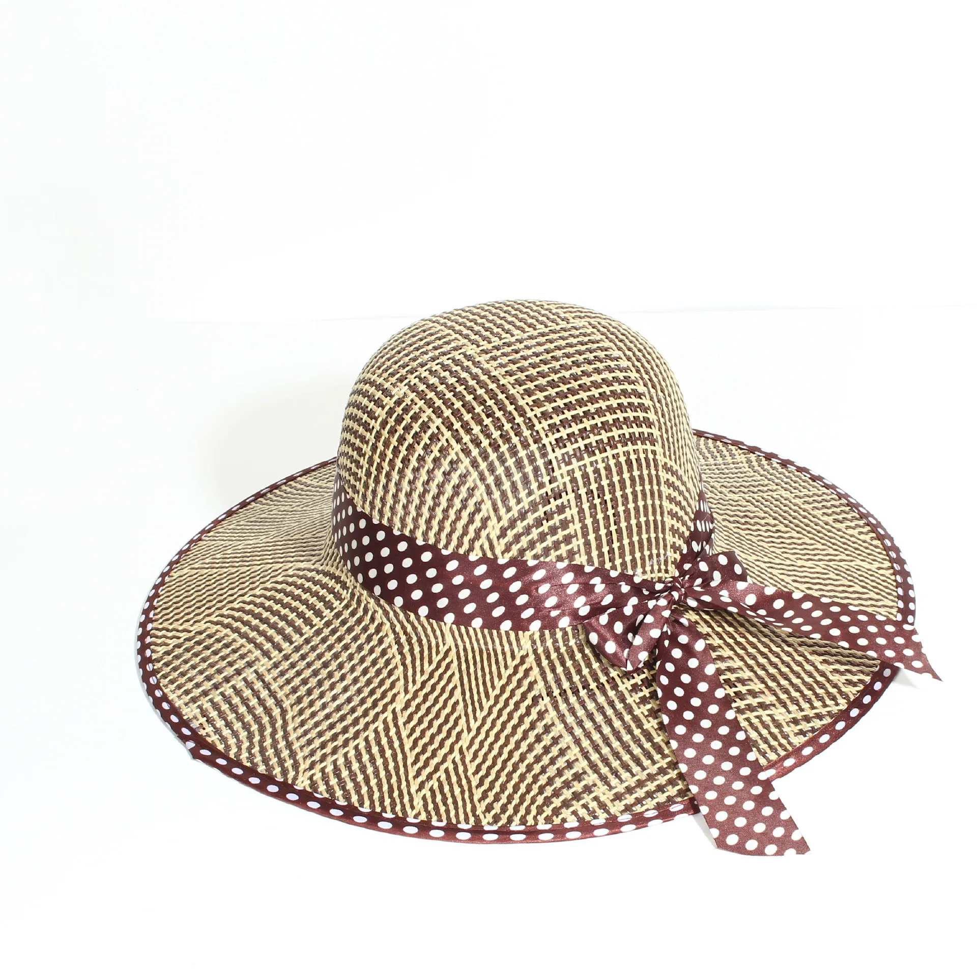 2022 summer new women hand-woven hat farmer hat dome ladies shade sun protection straw hat
