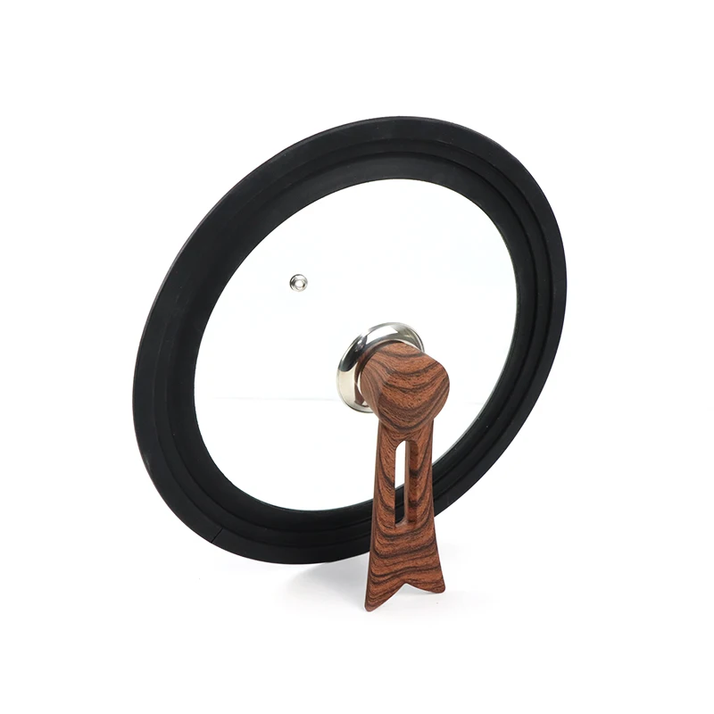 Heat Proof High Quality Universal  Silicon Lids Different Sizes AvailableTempered Glass Lid Kitchen Tools silicone pot lid