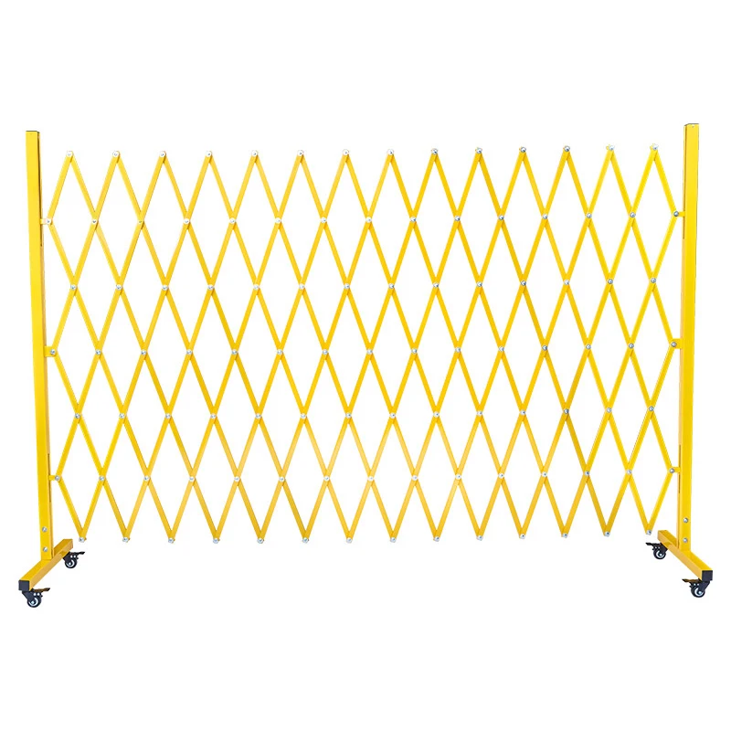 Safety barricade fence temporary removable folding metal expandable mobile crowd control barriers