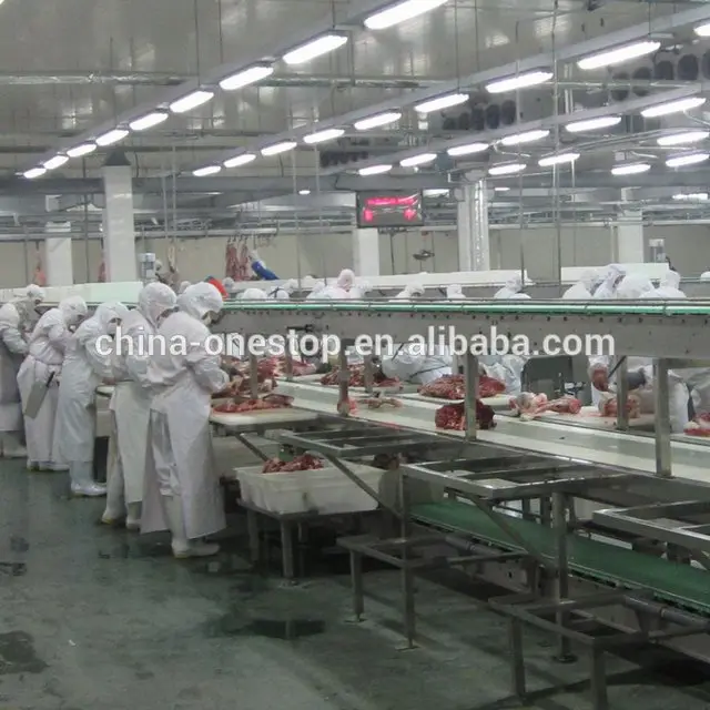 Meat Deboning and Cutting Conveyor For Meat Process Factory