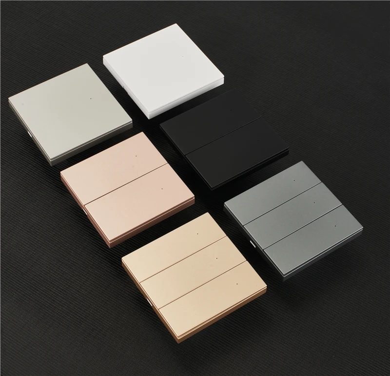 CNBingo High Quality Tuya Wifi Zigbee 2gang1way Push button Wholesale Single Live No Nuetral smart Home Wall Push Smart switch