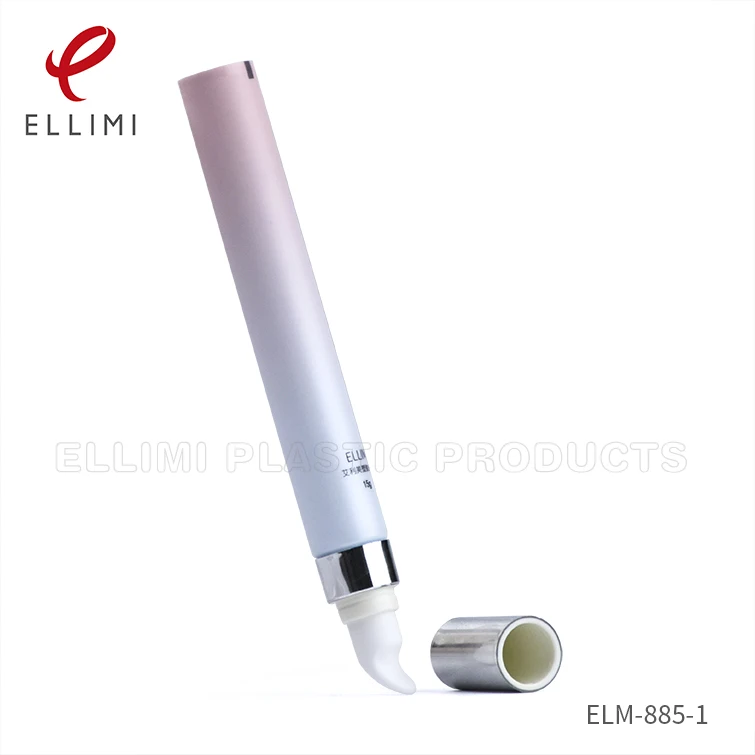 16 Ceramic Tip Eye Cream Cap Soft Tube ELM-885-1, 16mm Diameter, designed for eye creams and lip balms.