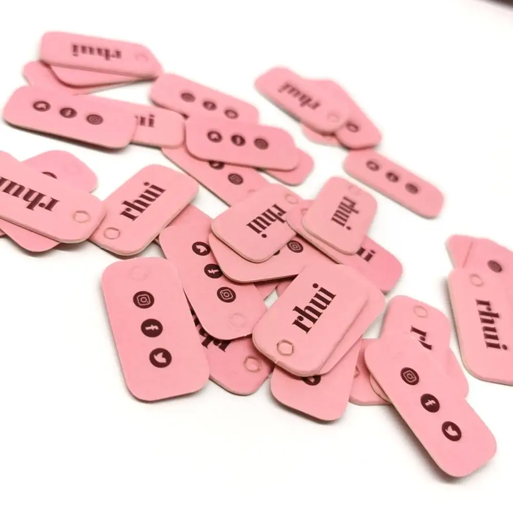 Eco friend design recycled  Custom  LOGO  paper cloth  shoes string Clothing jewelry watch Hang Tag Label