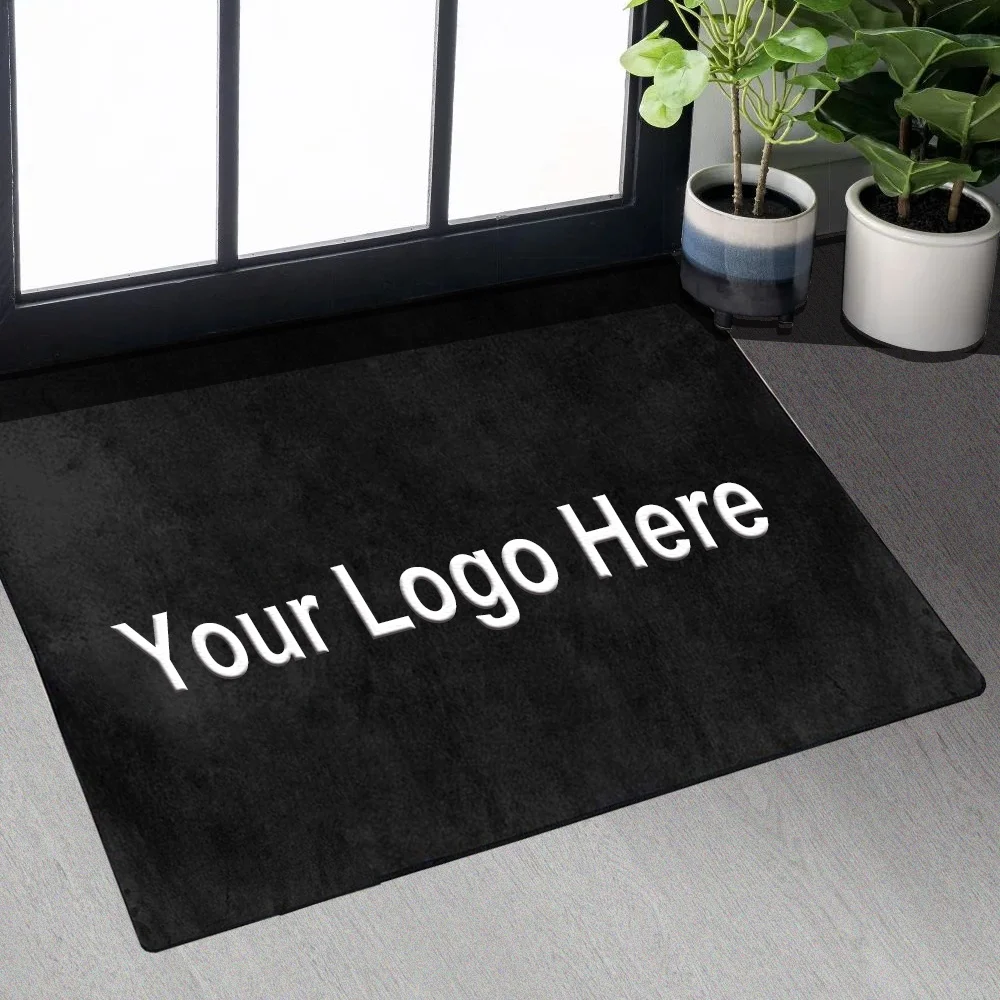 Высококачественный недорогой мультяшный дверной коврик, нескользящий коврик на заказ, 1 шт.