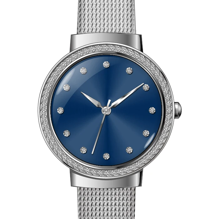 High Quality factory supply waterproof lady hand watch solid stainless steel band lady luxury diamond quartz watch