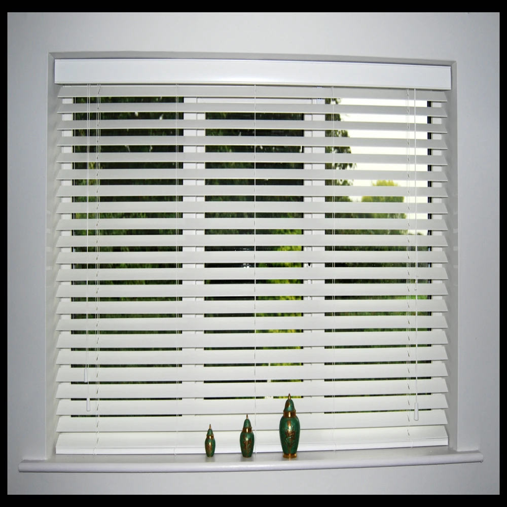 
Water Proof PVC/Plastic Venetian Blinds, fauxwood blinds 