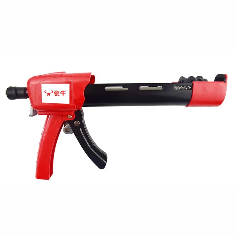 Acrylic Manual Two-Tube Tile Grout Guns for Construction with Epoxy Sealant Grout and Adhesive Tool Premium Tile Accessories