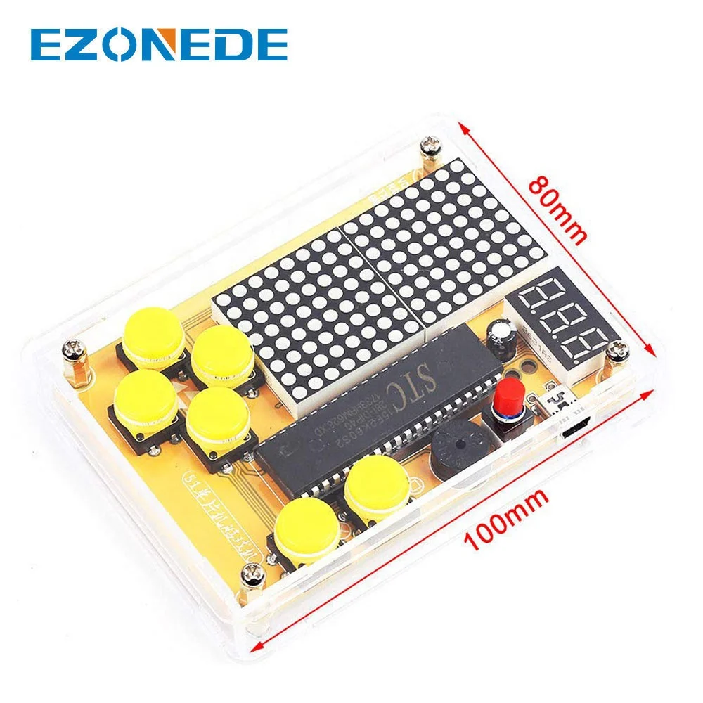 Electronic DIY Soldering Project Game Kit Retro Classic Electronic Soldering Kit Snakes/Race Cars/Space Invaders