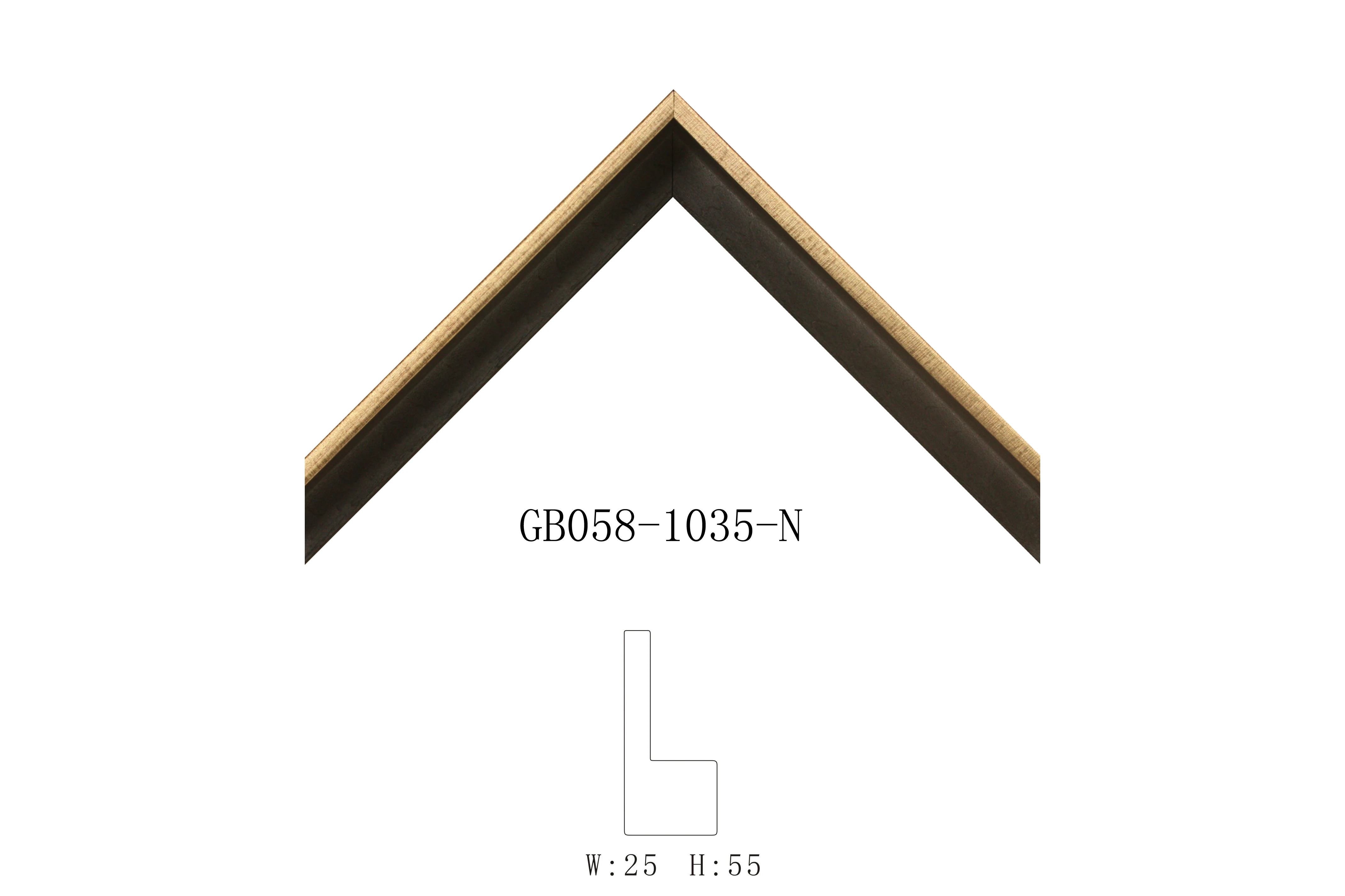 Сделано в Китае, простая двухсторонняя тонкая поливинилхлоридная рама, ps молдинг для печати холста