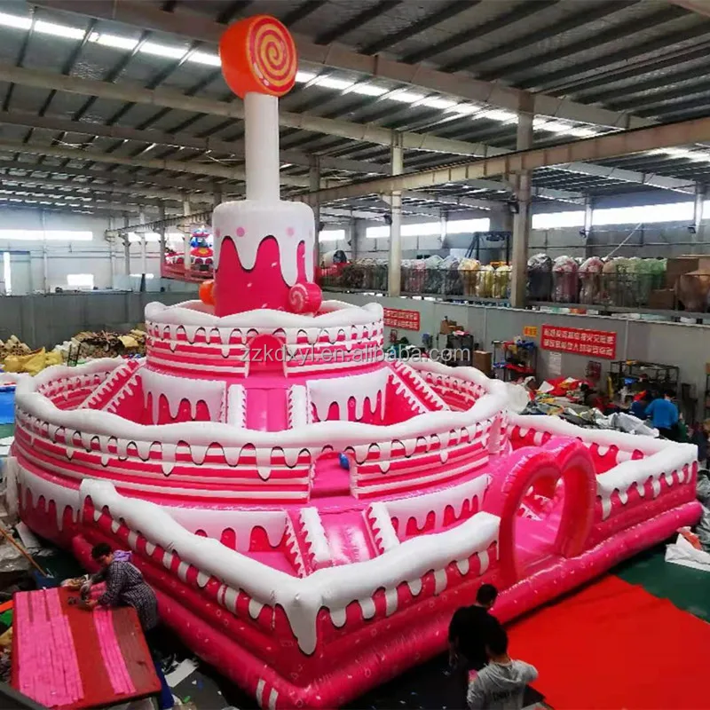 Ferris wheel style children inflatable slide plaza large outdoor trampoline toys to make money play equipment