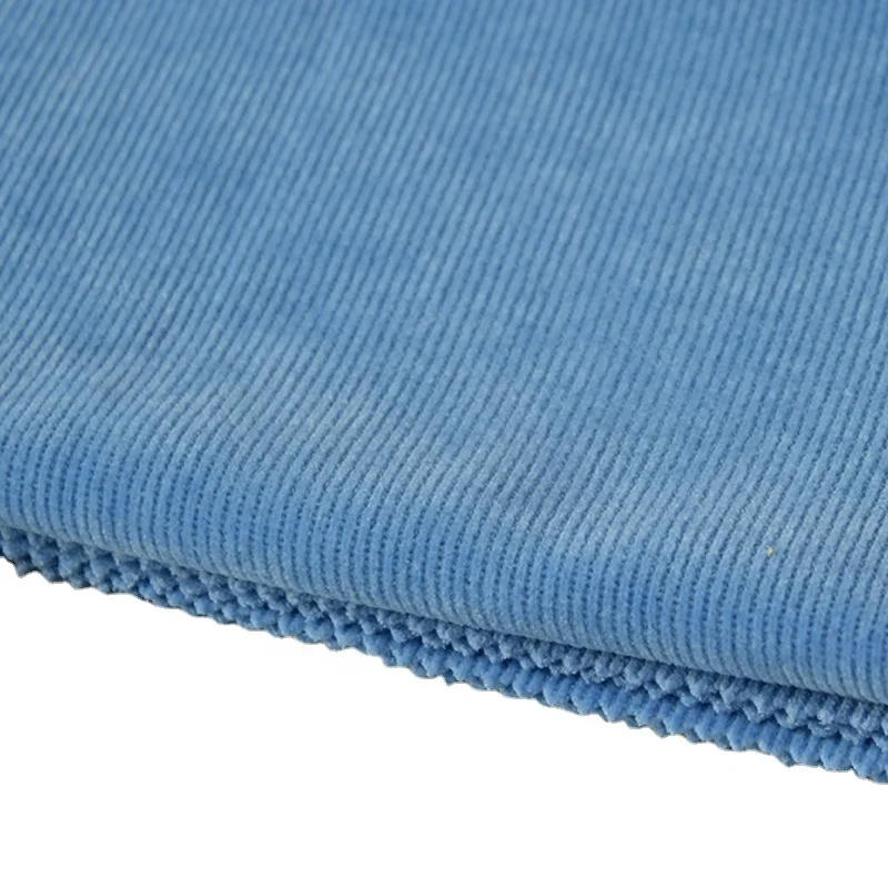  CHENILLE NARROW STRIPE PLAIN DYED KNIT FABRIC FOR BABY AND