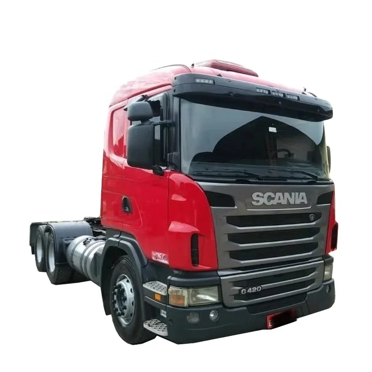 Высококачественный Подержанный грузовик 6x2 для SCANIA G420 с прицепом