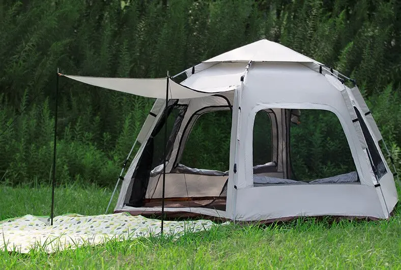 Convenient Logistics Double Layer Nature Hiking Tent Sports Camping Tent Outdoor Beach Tent