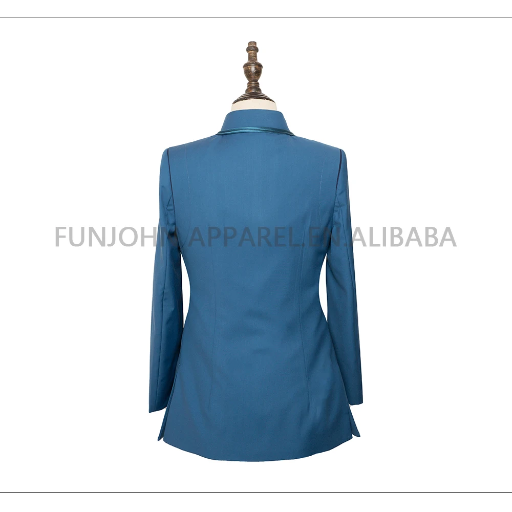 China style slate color ventilation arm staff uniform design cleaning uniform for yacht cruiser liner