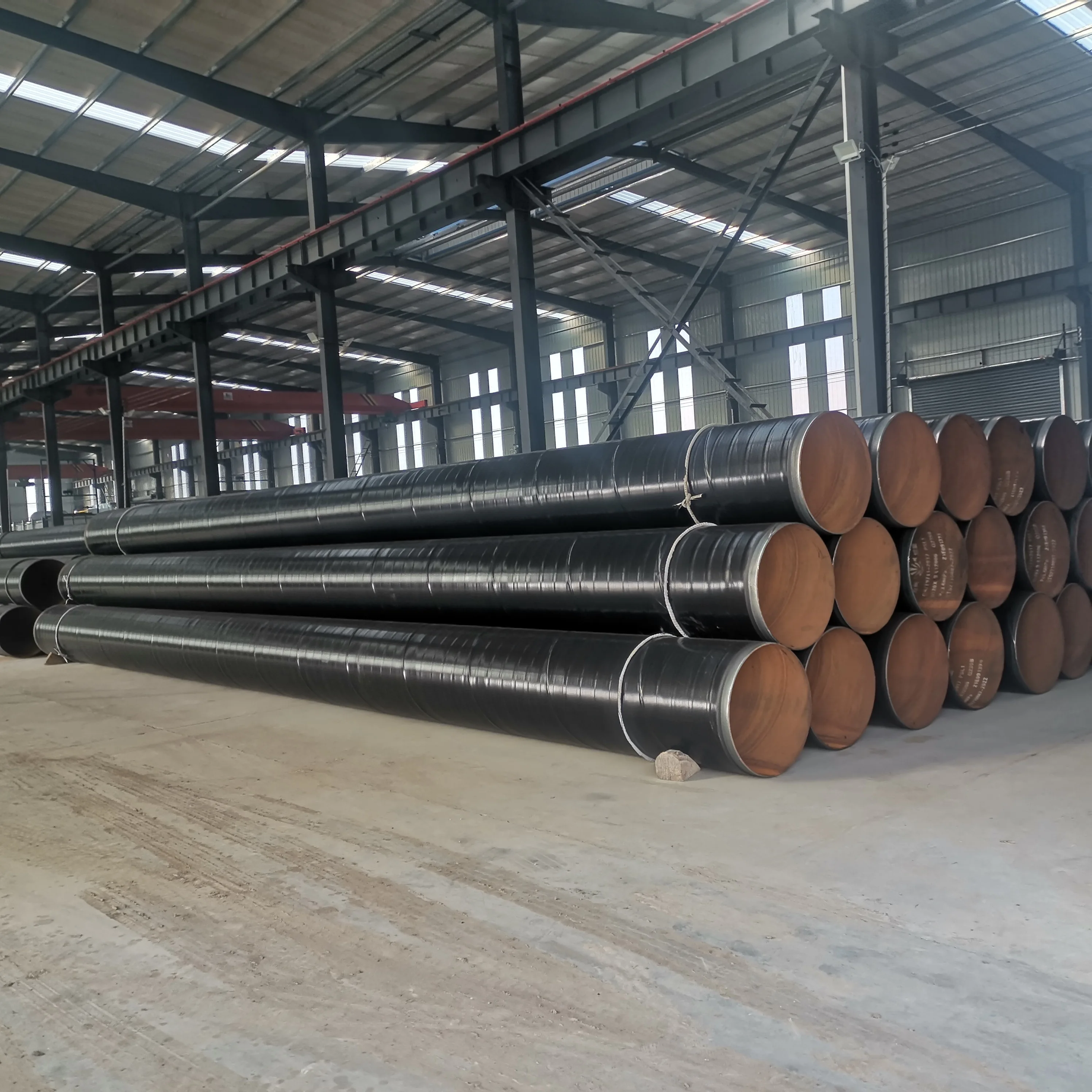 A53 ERW Pipe 2PE/3PE Anti-corrosion Steel Pipe DN200 DN100 DN80