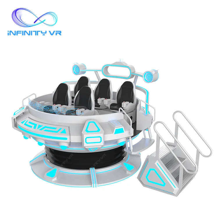 Infinity VR UFO 360 Degree Rotation VR Game Machine Large Equipment 5 Seats Virtual Reality Simulator Manufacturer Supplier