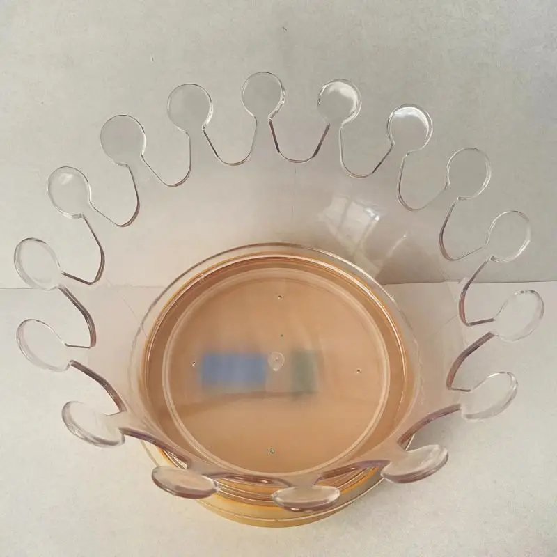 Beer Large Ice Bucket Champagne LED Plastic Luxury Big Crown Shape 12L PC Party Transparent Buckets, Coolers & Holders 50pcs