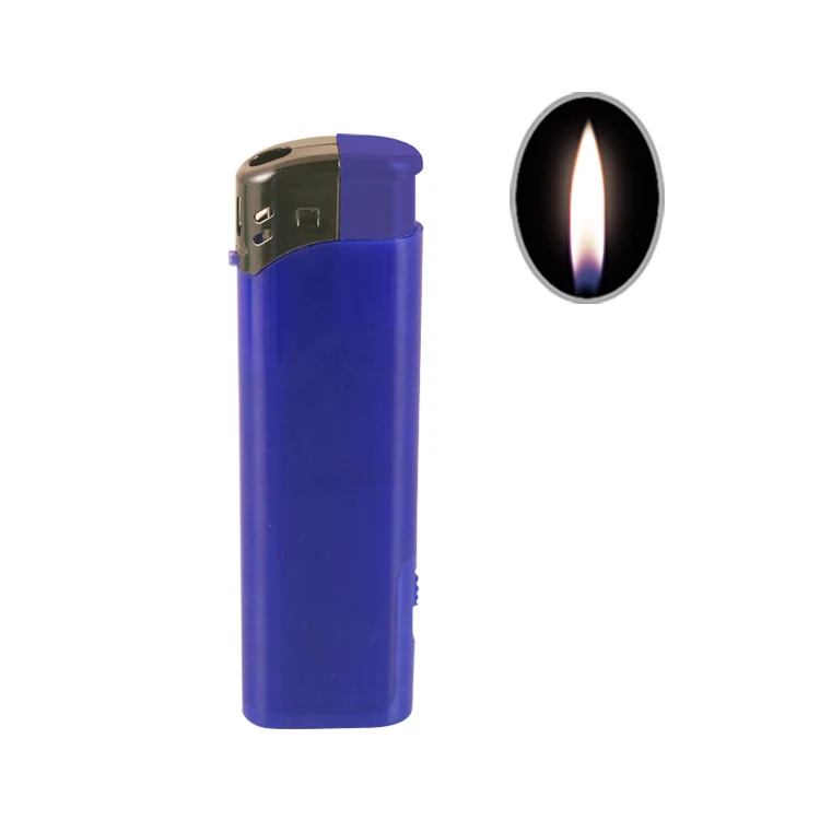 Wholesale 2 In 1 Electronic lighter Butane Cigarette Lighter Custom Logo Disposable Candle LED Lighter