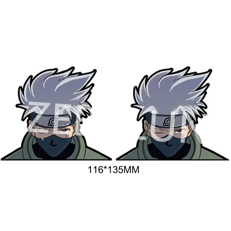 Cartoon Stickers Waterproof Narutos Son Goku Motion Sticker Lenticular 3D Anime Sticker for Car Laptop Refrigerator