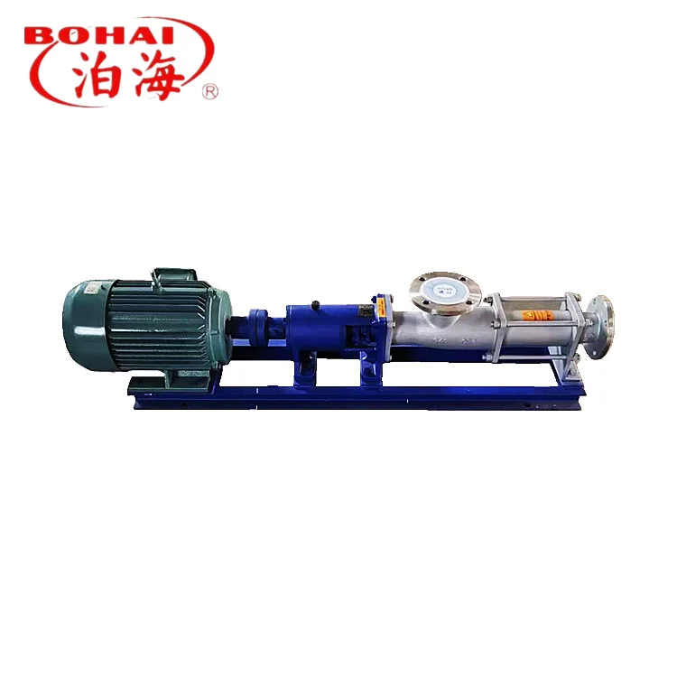 G series single screw pump sewage mud pump high viscosity pump