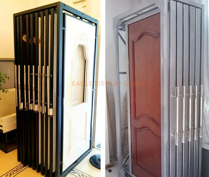 Metal Tile Display Stand Custom Wood Floor Pull-out Stand Suitable for Stone Ceramic Building Materials Supermarket