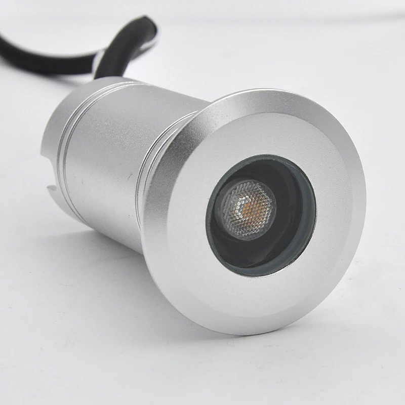 Outdoor Led Spot Lighting 3w Square Waterproof  Uplight Decorative Ip67 Recessed  Aluminum Body Led Inground Light