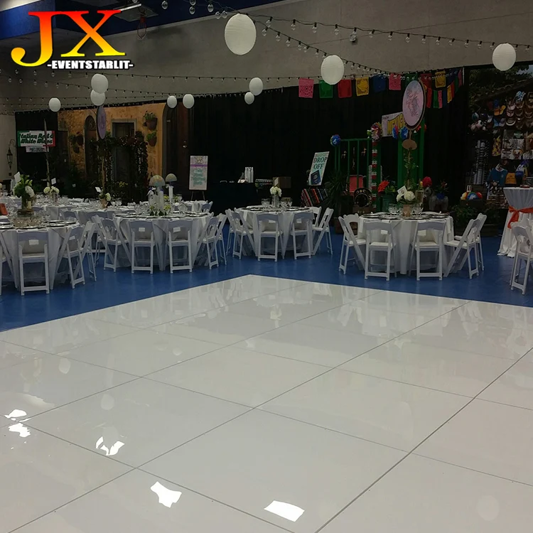 Wholesale portable outdoor wooden white wedding dance floor for events