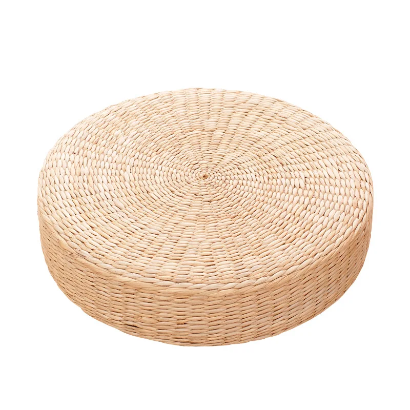 Wholesale  Handcraft Knitted Straw Mat Cushion Yoga Meditation Futon Seat Cushion