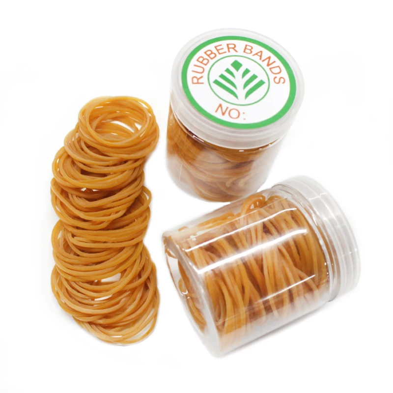 Chinese manufacturers wholesale custom packaging 38mm diameter of yellow high quality rubber bands