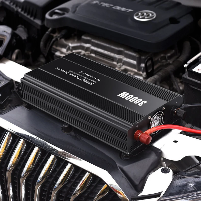 Автомобильный инвертор shenpu, 3000 Вт, от 12 В до 110 вольт, модифицированный синусоидальный сигнал