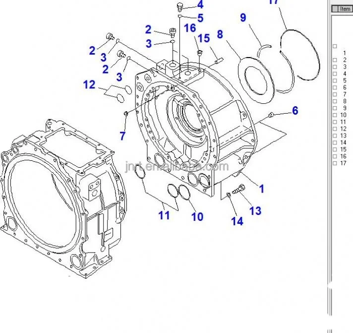 Фабричная поставка D61EX-23 2A5-54-K1151 566-50-11301 6127-31-1341 графит