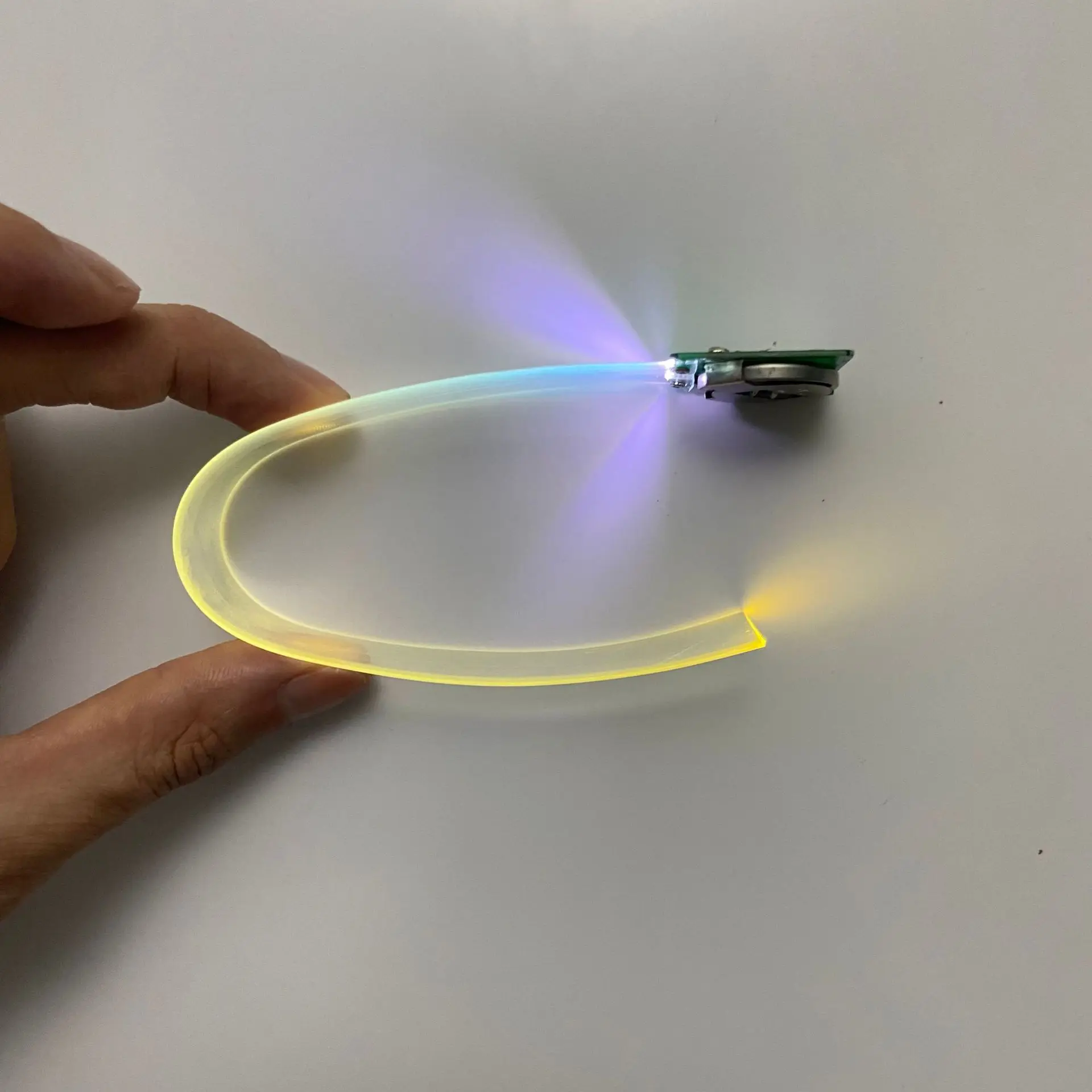 TPU Light guide strip for stage lighting mitten with 1pc CR2032