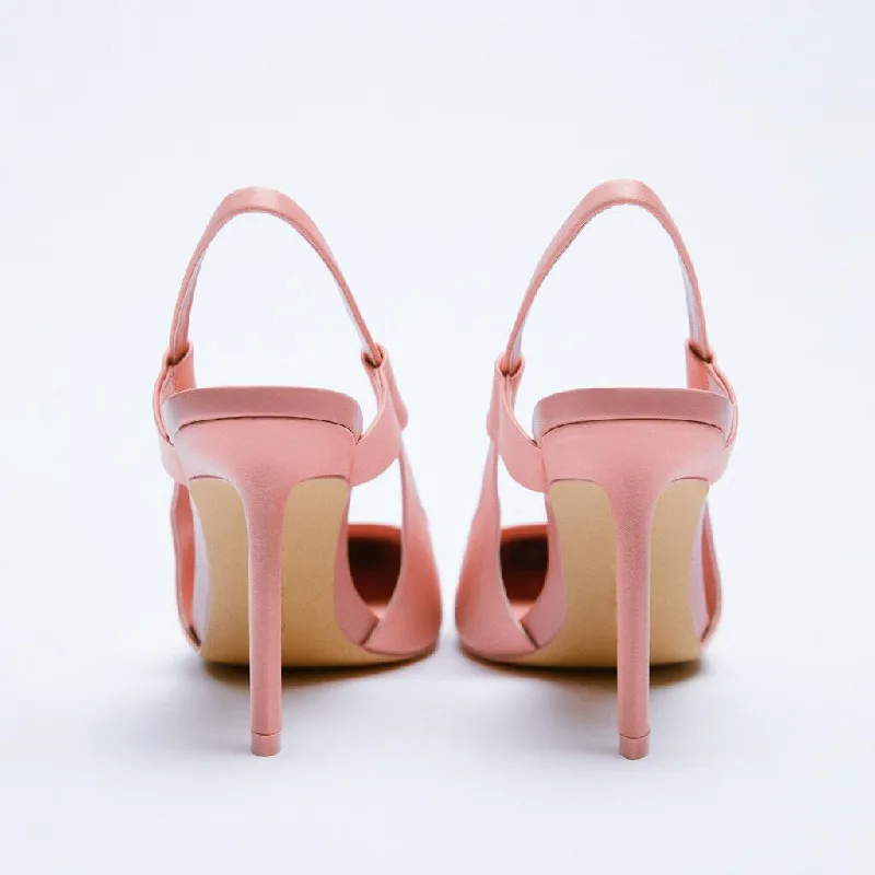 2022 Factory new trendy Microfiber pumps high heels shoes for women