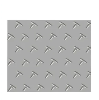 Hot Selling Diamond Pattern Anti-Slip Galvanized Checkered Steel Plate for Floor