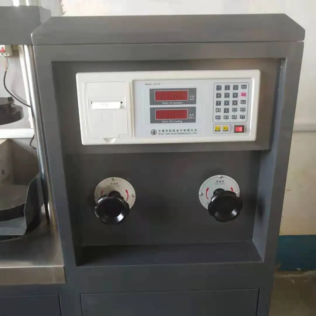 Cement cube testing Concrete cube compression strength testing machine semi-automatic concrete compression testing