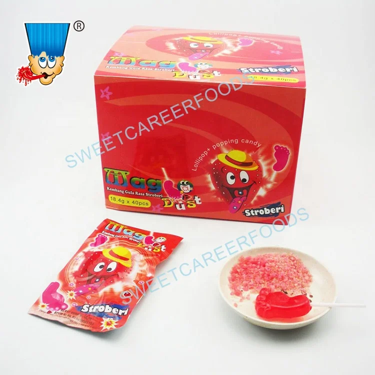 magic popping candy with foot lollipop candy sweets