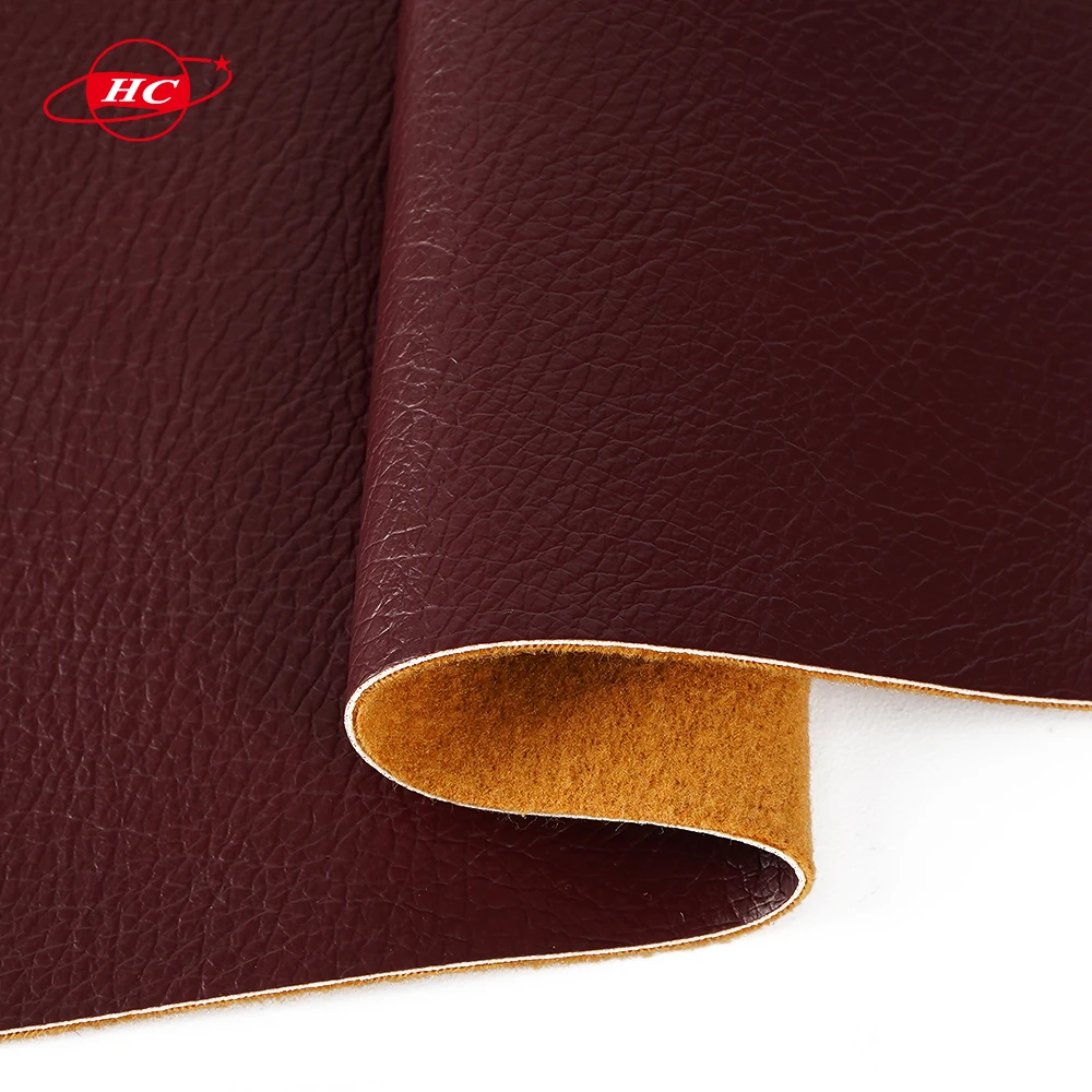 Synthetic leather product Lychee pattern customized 1.3mm suitable for backpacks