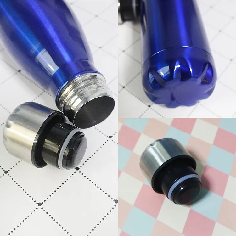 
Reusable Wooden Grain Pattern Sports Stainless Steel Insulated 500ml Cola Shaped Thermos Water Bottles with Custom Logo 