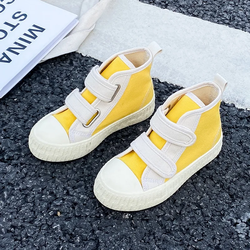Spring Children Canvas Shoes Boy Sneakers Autumn Fashion Kids Shoes Casual Girls Flat Sports Running Shoes Student
