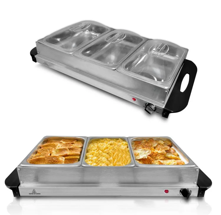 Wholesale Factory  Electric Chafing Dishes Stainless Steel Buffet Server Food Warmer For Other Hotel Catering Supplies
