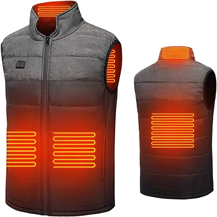Heated Vest for Men Women, Lightweight Heated Jacket, Fast Heating USB Heated Coat for Indoor and OutdoorElectric Heated Vest