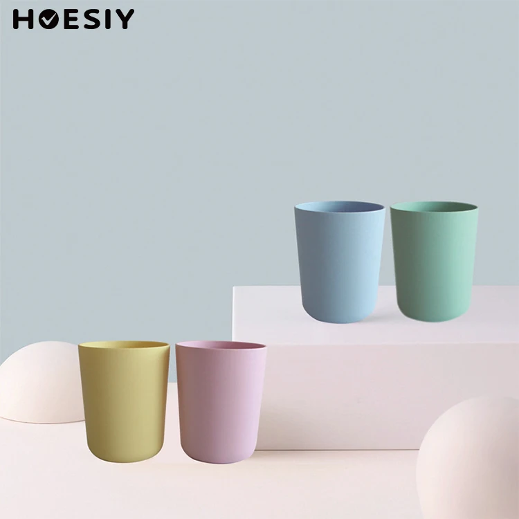 Reusable Baby Kids Toddler Durable Bright Water Drinking Ceramic Cup PLA BPA Free Eco Friendly Tea Cups Dishwasher Safe Cup