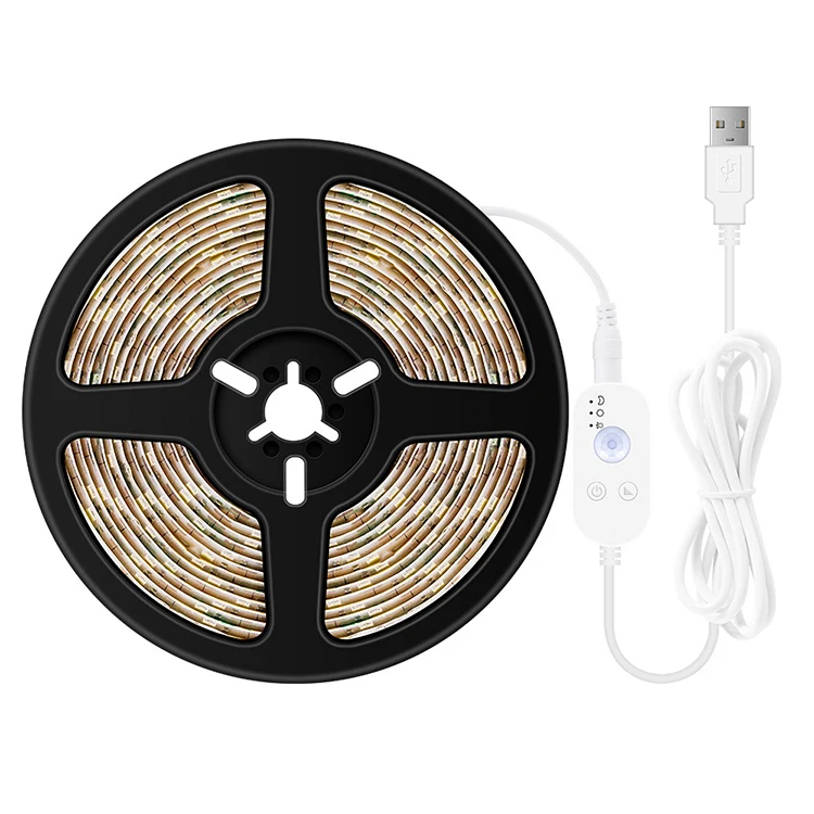 2 meter waterproof 120 leds  light strip USB sensor strip lights led 2835 SMD