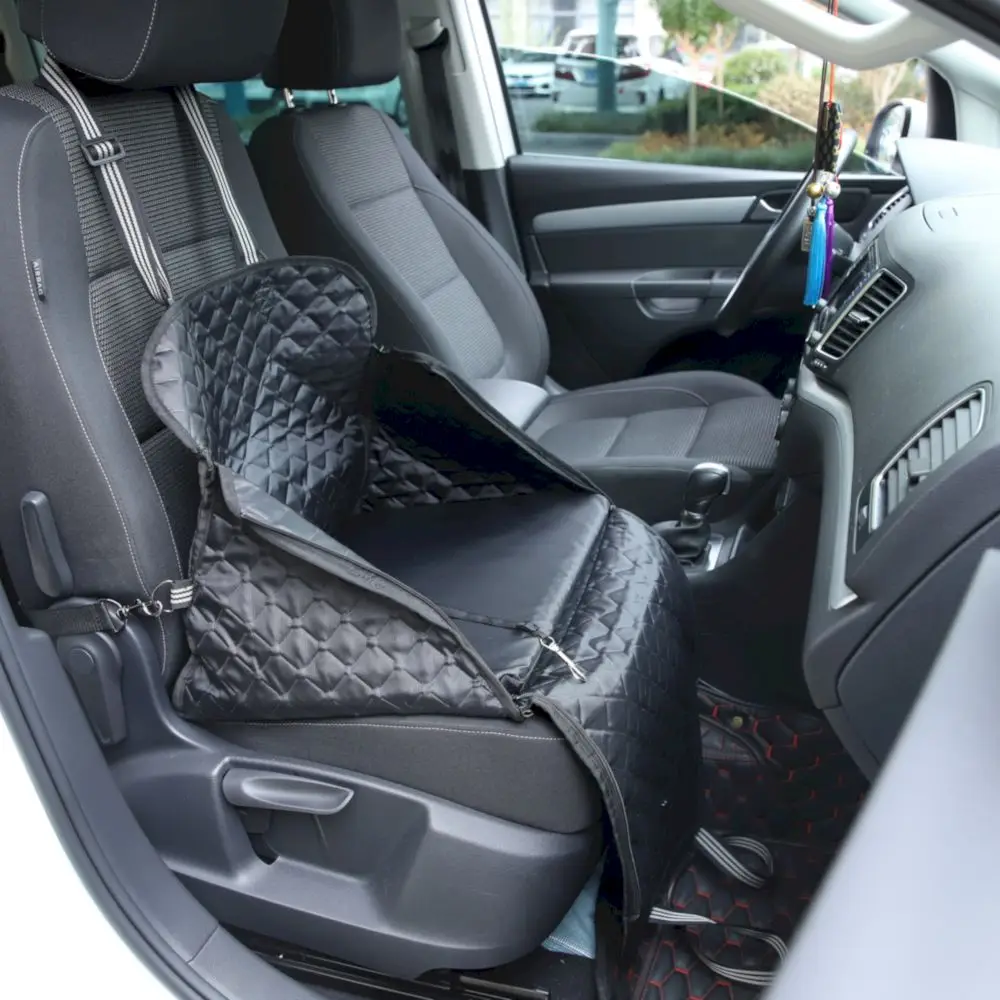 PETSTAR Soft-Sided Portable Pet Travel Carrier Bag Fashion Quilting Waterproof Fabric Waterproof Dog Seat Cover For Car