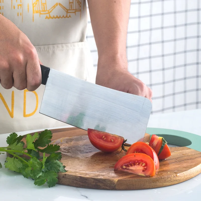 Home 3 4 5 6 Inch Anti-slip Handle Chef Knife Kitchen Knives Peeler Set Fruit Knife Cleaver Bread Cutter Tools