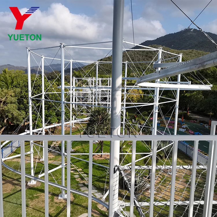 2021 New Product Out Door Adventure Park Equipment Zip Line Equipment Roller Coaster Zip Line