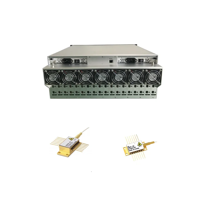 The highest 32dBm output power fiber optic module analog CATV network EDFA Amplifier 3U Chssis