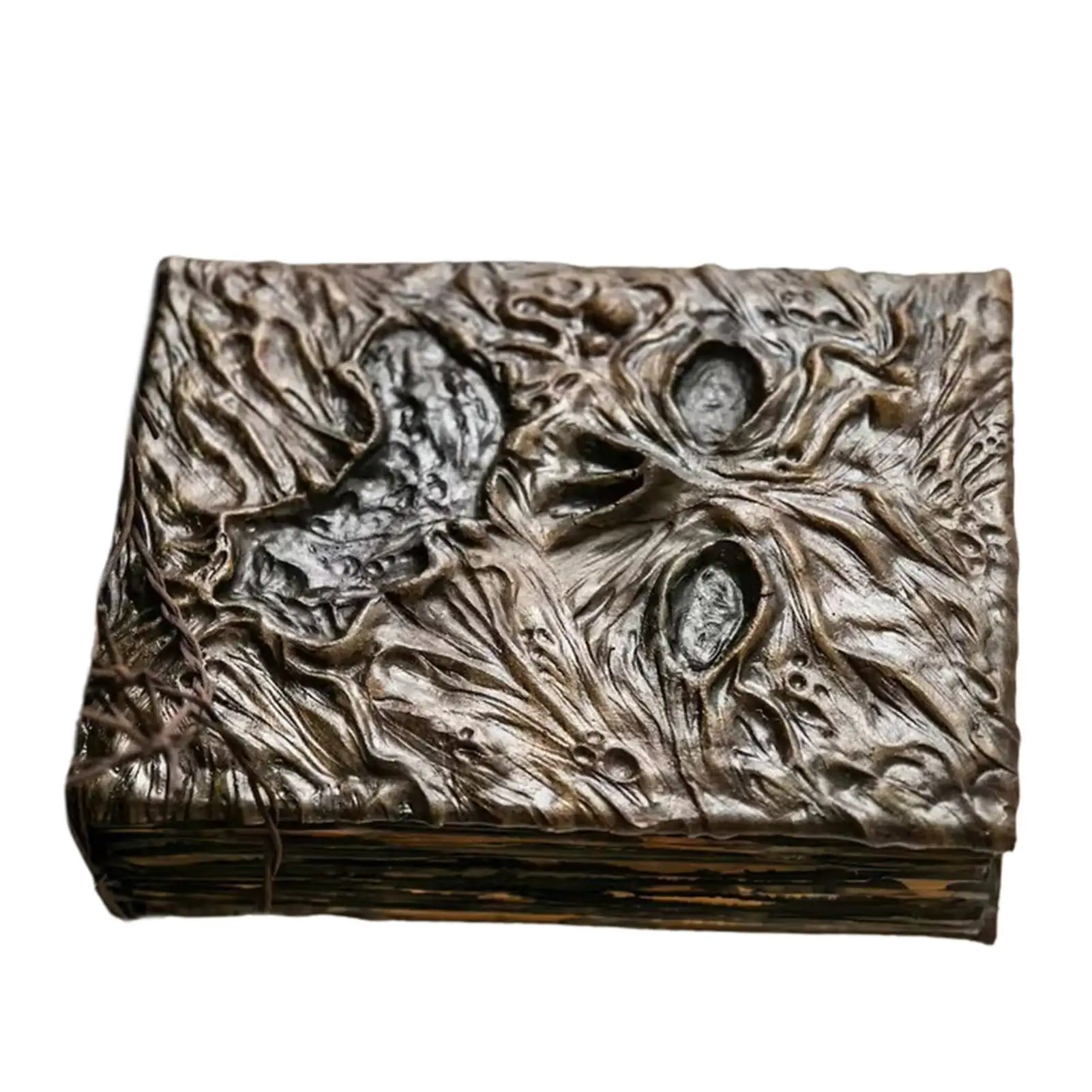 2023 Necronomicon Evil Dead Book Resin Notebook Decorations Horror Movie Prop Gifts Dead Spellbook for Home Desktop Decor