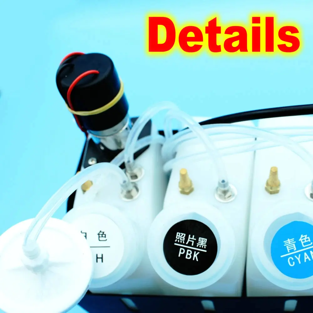 DTF Ink Circulation Kit CISS Tank Stirrer For Epson L18050 L8050 L1800 ET 8550 L800 L805 XP600 8500 DTG White Ink Mixer Timer