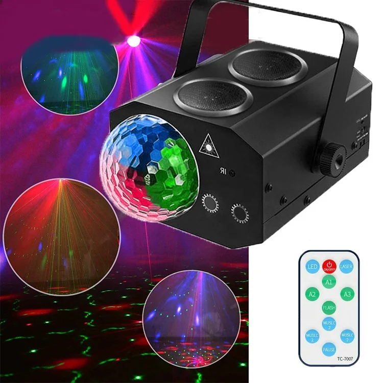 2023 New Arrival Led Stage Mood Light Wireless LED Laser Light Magic Ball for Party Black 50 LITE Garden Aluminum Alloy 80 100